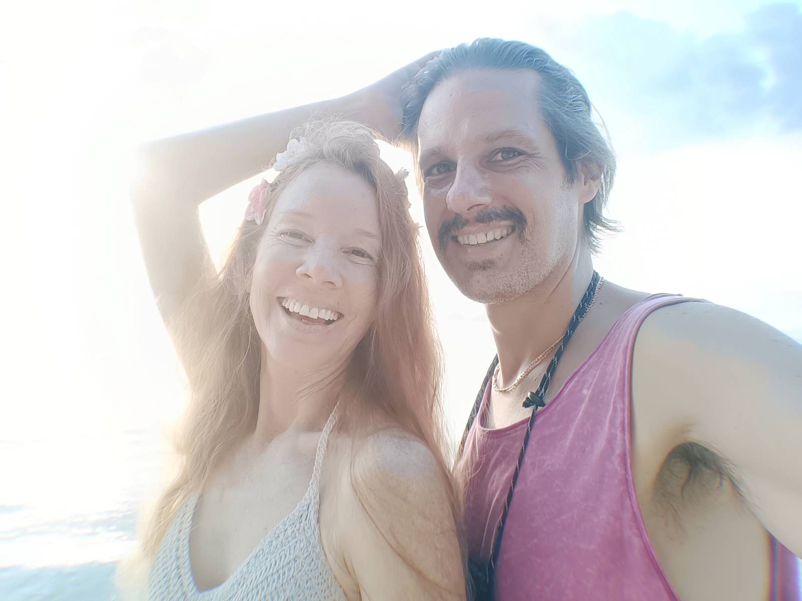 Mónica and Amadeus at Haad Zen