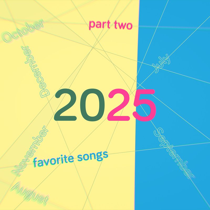 Favorite songs (part two), 2025