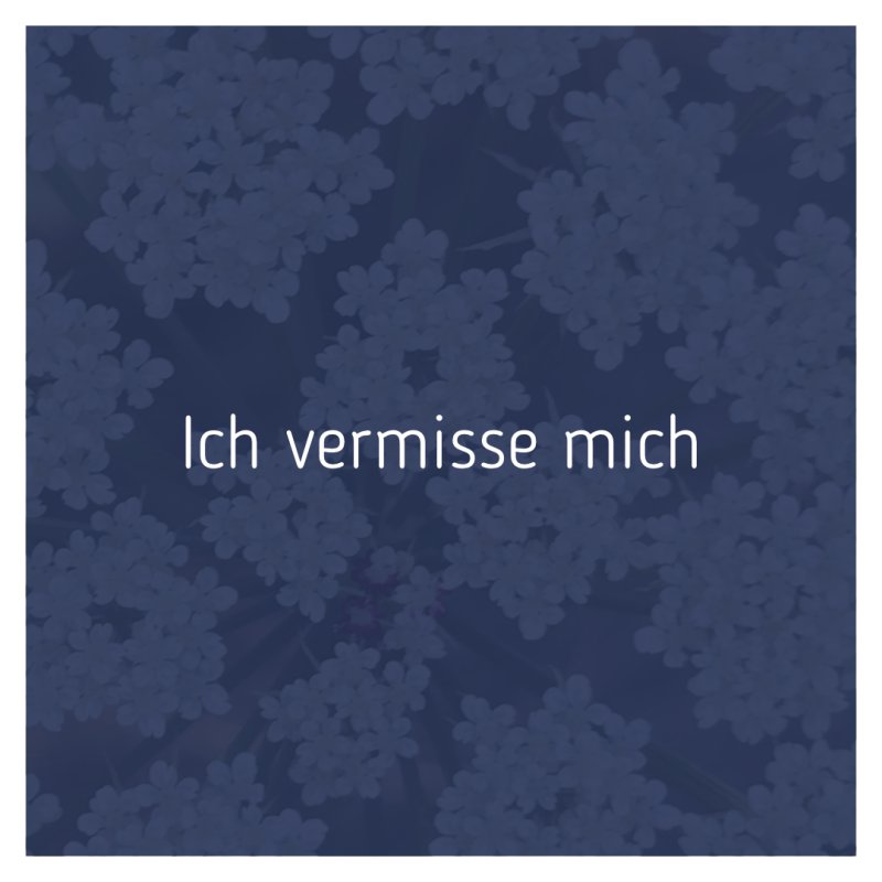 Ich vermisse mich